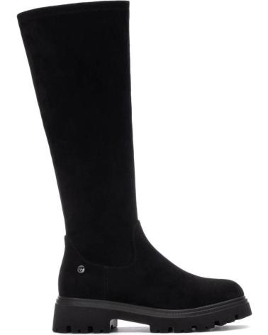 BOTA ALTA XTI 144393 NEGRA TIPO CALCETÍN CON SUELA TRACK NEGRO