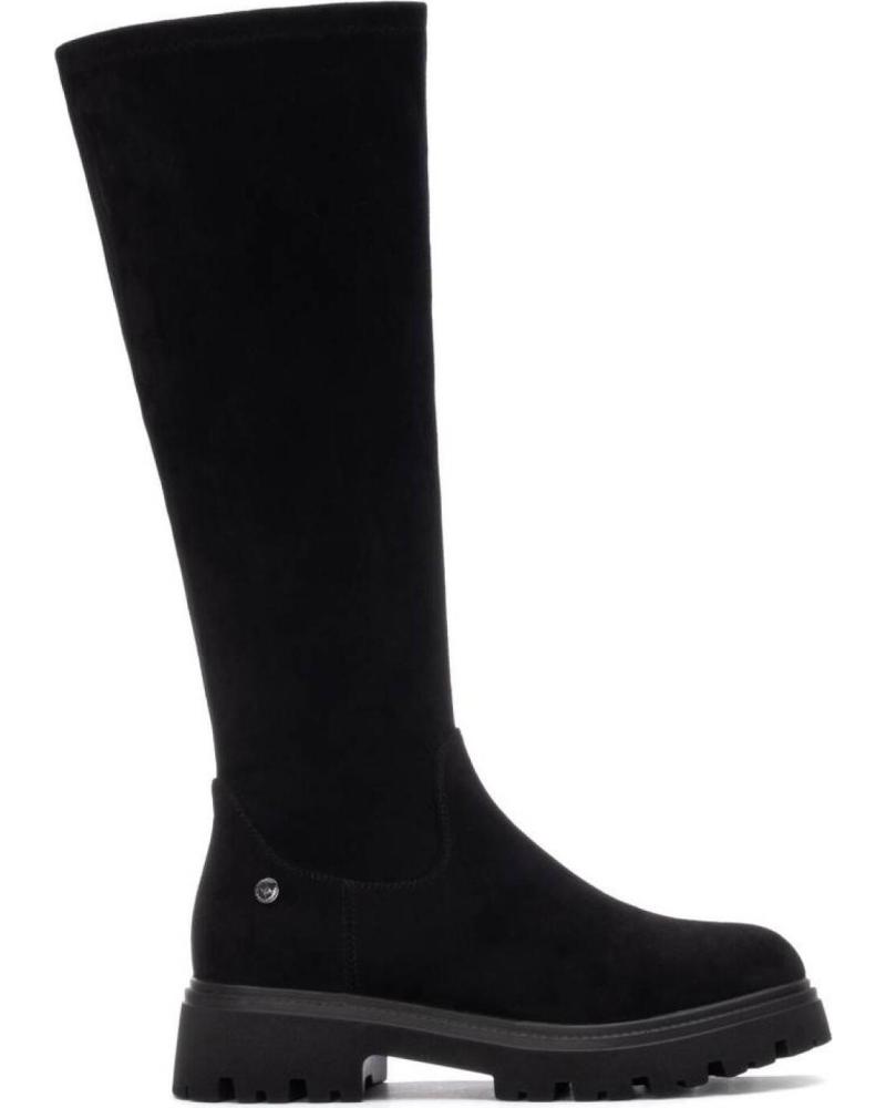 BOTA ALTA XTI 144393 NEGRA TIPO CALCETÍN CON SUELA TRACK NEGRO