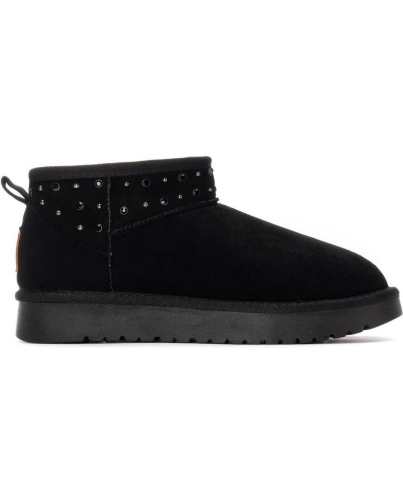 BOTTINE XTI 144603 NOIRE STYLE UGG AVEC CLOUS ET PLATEFORME NEGRO
