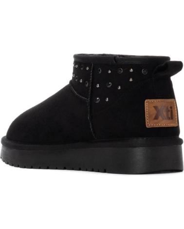BOTTINE XTI 144603 NOIRE STYLE UGG AVEC CLOUS ET PLATEFORME NEGRO