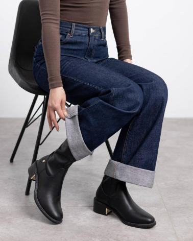 WOMEN'S TALL BOOT XTI 144722 BLACK NEGRO