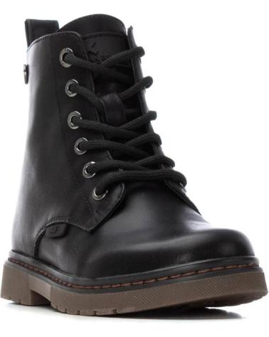 XTI 151329 BLACK MILITARY STYLE BOOTS NEGRO