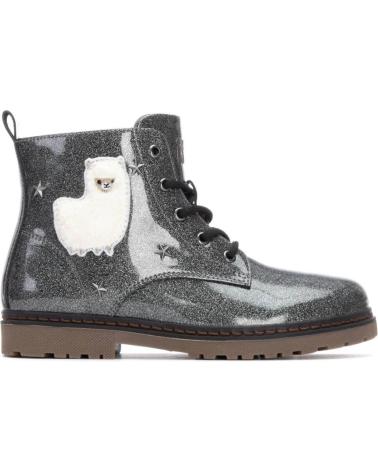 XTI STIVALETTI GLITTER 151384 PIOMBO CON DECORAZIONE LAMA PLOMO