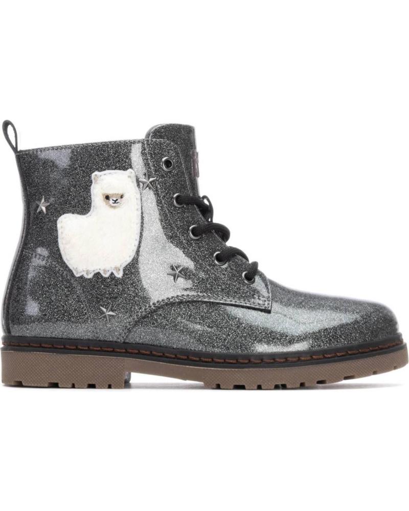 XTI BOTTINES PAILLETÉES 151384 PLOMB AVEC DÉCORATION LAMA PLOMO