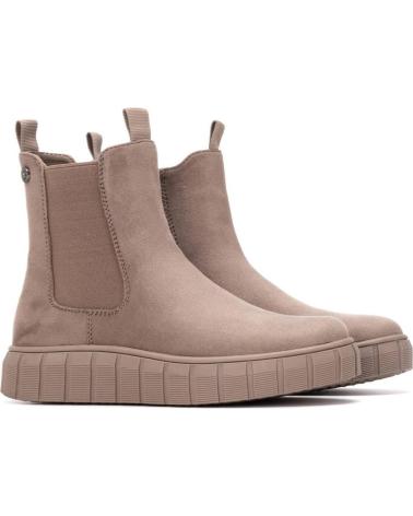 XTI 151390 TAUPE CHELSEA BOOT WITH TRACK PLATFORM TAUPE