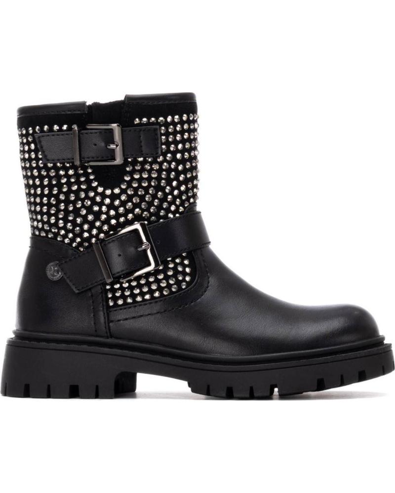 STIVALI BIKER XTI 151401 NERI CON BORCHIE E FIBBIE NEGRO