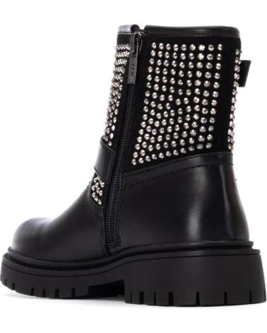 STIVALI BIKER XTI 151401 NERI CON BORCHIE E FIBBIE NEGRO