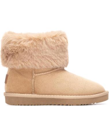 STIVALI DA NEVE XTI 151412 BEIGE CON FODERA IN PELLICCIA BEIGE