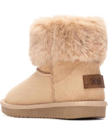 STIVALI DA NEVE XTI 151412 BEIGE CON FODERA IN PELLICCIA BEIGE