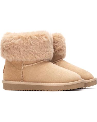 STIVALI DA NEVE XTI 151412 BEIGE CON FODERA IN PELLICCIA BEIGE