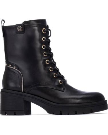 STIVALETTO CARMELA 162570 NERO CON LACCI NEGRO