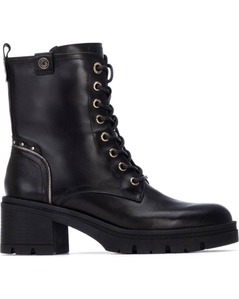 STIVALETTO CARMELA 162570 NERO CON LACCI NEGRO