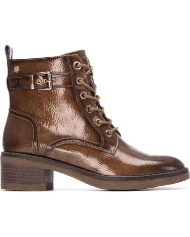 STIVALETTO CARMELA 162577 TORTORA CON LACCI E FIBBIA TAUPE