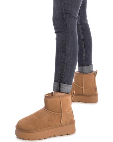 STIVALETTO CARMELA 162632 CAMMELLO TIPO UGG CON PLATEAU CAMEL