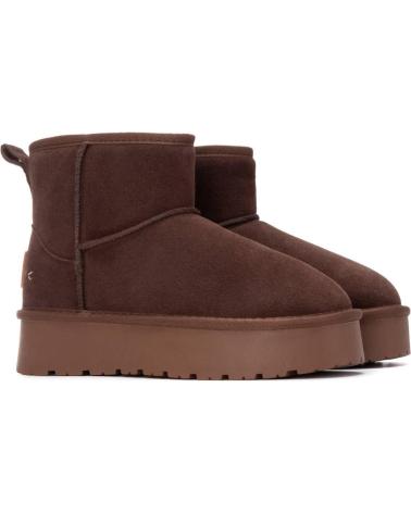 STIVALETTO CON ZEPPA CARMELA 162632 MARRONE MARRON