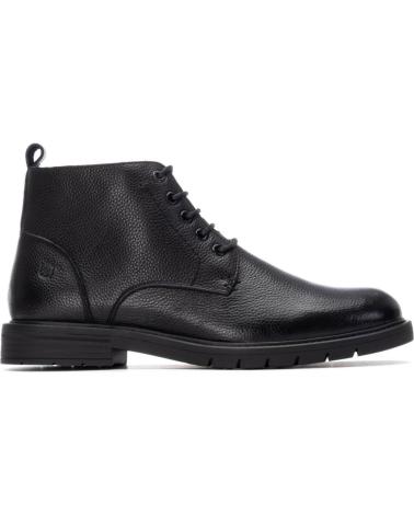 BOTA CHUKKA CARMELA 162675 NEGRA DE PIEL NEGRO