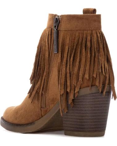 BOTA REFRESH 172966 CAMEL CON FLECOS ESTILO COWBOY CAMEL