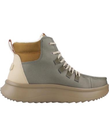 HEY DUDE BOTINES MUJER MODELO WENDY APRES COATED TWILL COLOR VERDE OL OLIVE