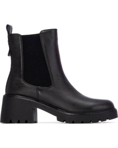 BOTA CHELSEA REFRESH 172974 NEGRA CON TACÓN Y SUELA TRACK NEGRO
