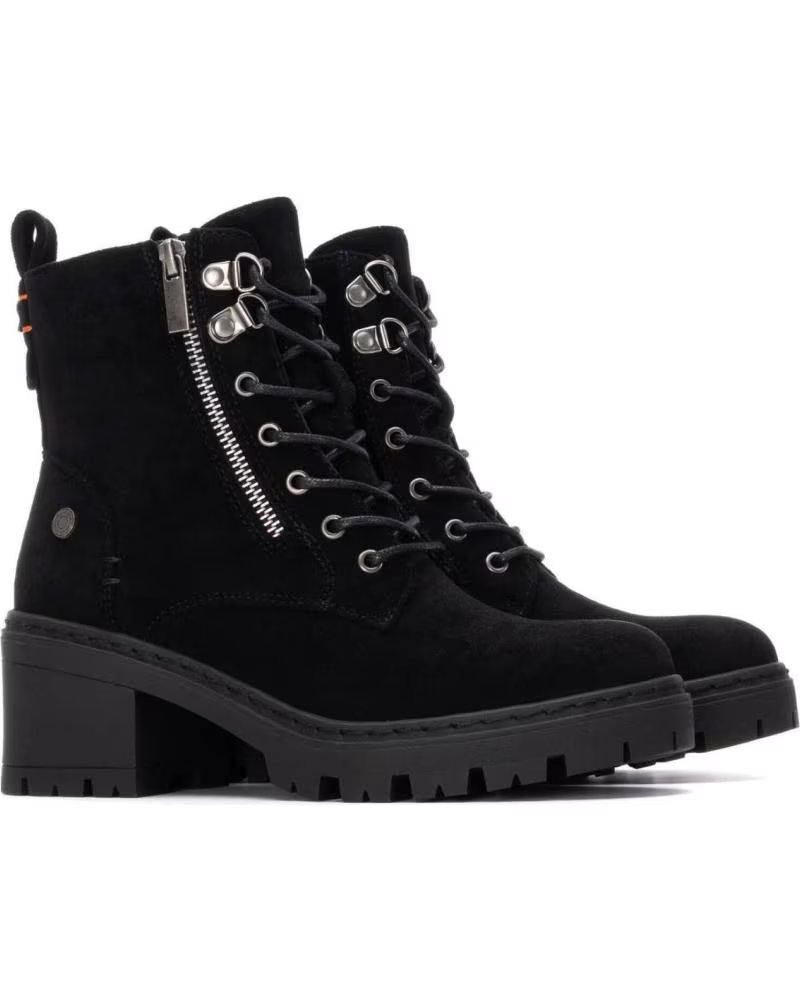 Inicio-REFRESH-BOTINES REFRESH 173022 NEGROS CON CORDONES Y CREMALLERA ...
