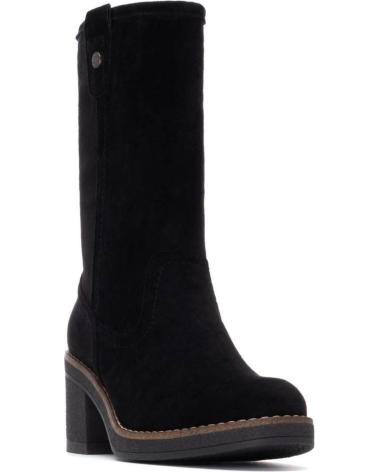 BOTA REFRESH 173040 NEGRA - ESTILO CASUAL CON TACÓN ANCHO NEGRO