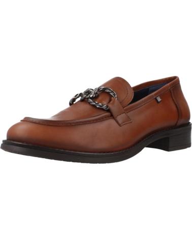 FLUCHOS MOCASINES MUJER DORKING BY MODELO D9117 COLOR MARRON CUERO