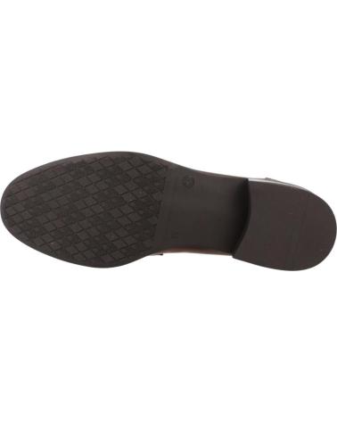 FLUCHOS MOCASINES MUJER DORKING BY MODELO D9117 COLOR MARRON CUERO