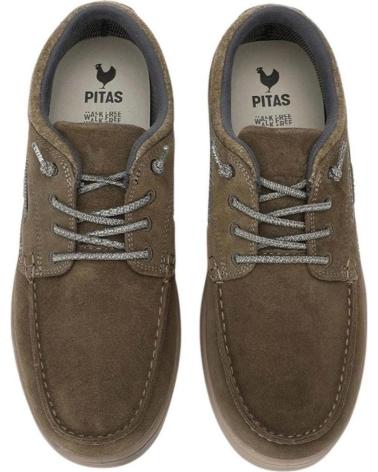 WALK IN PITAS DAKOTA: NÁUTICOS DE SERRAJE HIDROFUGADO KAKI KAKI