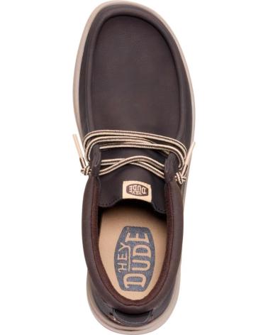 HEY DUDE WALLY MID GRIPS MOLE MARRON