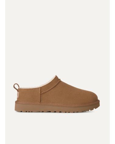 UGG ZUECOS MUJER W CLASSIC MICRO CUERO MARRóN