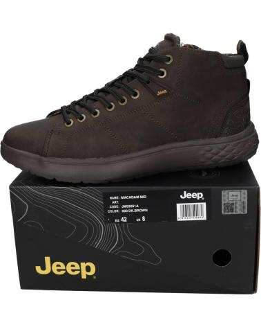 BOTAS JEEP MACADAM MID JM52051A MARRÓN OSCURO MARRóN