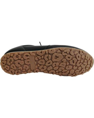 SAPATILHAS CASUAIS DE COURO PRETO CETTI 1379 NEGRO