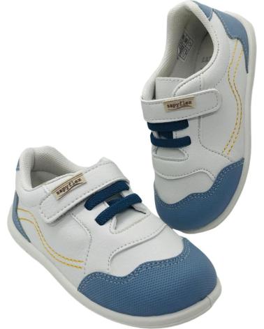 ZAPY SCARPA SPORTIVA FLESSIBILE AK201168 BIANCO-BLU BLANCO- AZUL