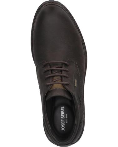 SCARPE STRINGATE UOMO JOSEP SEIBEL ERROLL-50 IN PELLE MARRONE MARRON