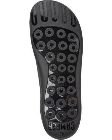 CAMPER PEU TWINS 17665 SCHWARZ - LEDERSNEAKER MIT ASYMMETRISCHEN SCHNÜRSENKELN NEGRO304