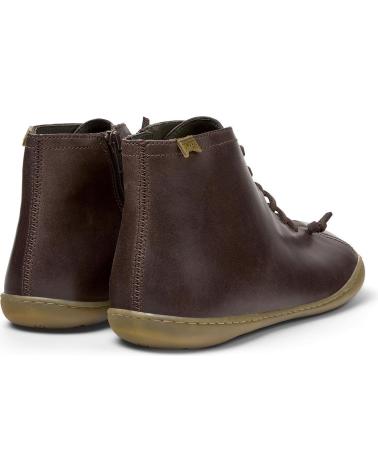 CAMPER BOTINES DE PIEL PEU 36411 MARRÓN118 MARRON118