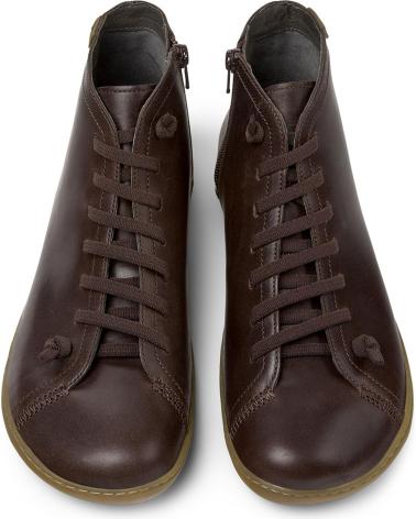 CAMPER BOTINES DE PIEL PEU 36411 MARRÓN118 MARRON118