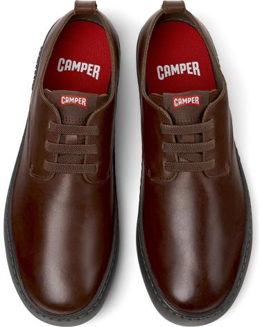CAMPER CHAUSSURES PEU TOURING K100977 EN CUIR MARRON006 MARRON006