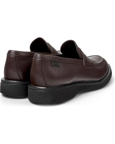 CAMPER NORMAN LEDER MOKASSINS K101001 - DUNKELBRAUN MARRON005