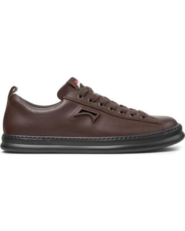 CAMPER RUNNER K101052 BROWN LEATHER SNEAKERS MARRóN