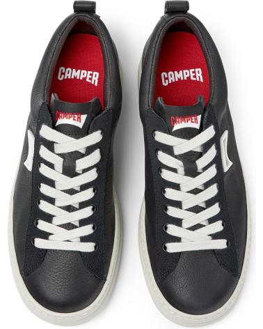 CAMPER RUNNER K101052 TÊNIS DE COURO PRETO NEGRO002