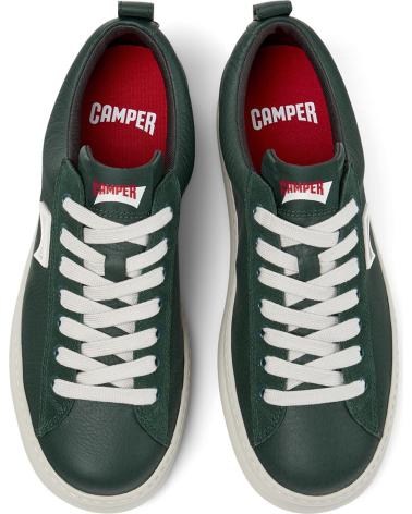 CAMPER RUNNER K101052 BASKETS EN CUIR VERT VERDE001