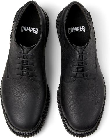 CAMPER PIX K101076 SCHNÜRSCHUHE AUS LEDER SCHWARZ NEGRO001