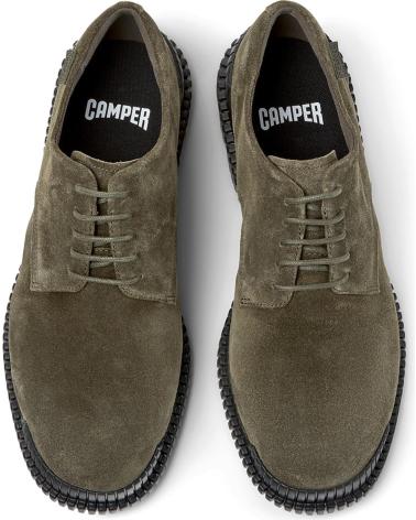 SAPATOS DE COURO COM ATACADORES CAMPER PIX K101076 VERDE VERDE003