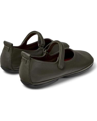 CAMPER RIGHT NINA LEATHER BALLERINAS GREEN - K201365 VERDE031