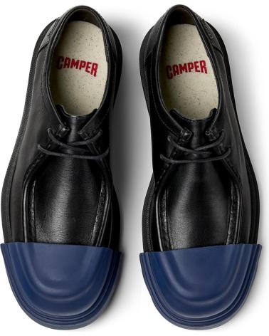 CAMPER SAPATOS DE COURO JUNCTION K201469 PRETO PARA MULHER NEGRO024