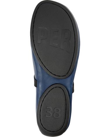 CAMPER RIGHT NINA BALLET FLATS K201643 BLUE AZUL010