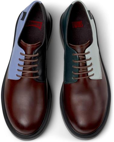 SAPATOS DE ATACADORES CAMPER TWINS DEAN EM PELE K201684 MULTI023 MULTI023