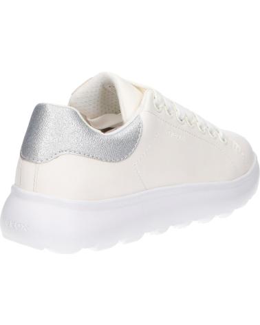 DEPORTIVAS GEOX J PUFFYPOP C0007 WHITE-SILVER J55MRA 000BC C0007 WHITE-SILVER