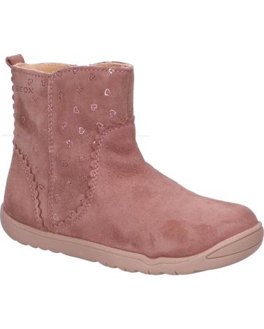 GEOX MACCHIA B264PA 00721 C8007 DARK ROSE BOOTS C8007 DK ROSE